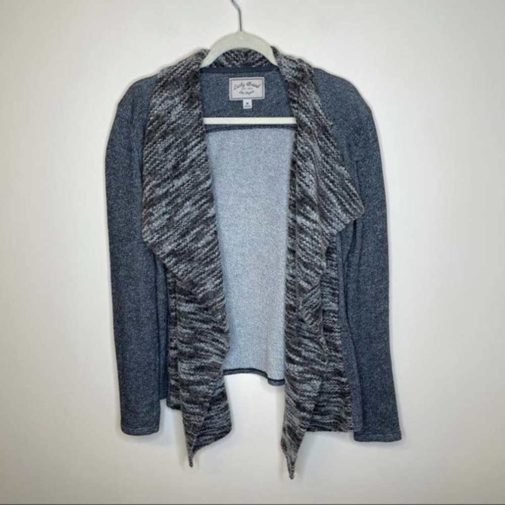 𝅺LUCKY Brand Open front draped cardigan sweater M